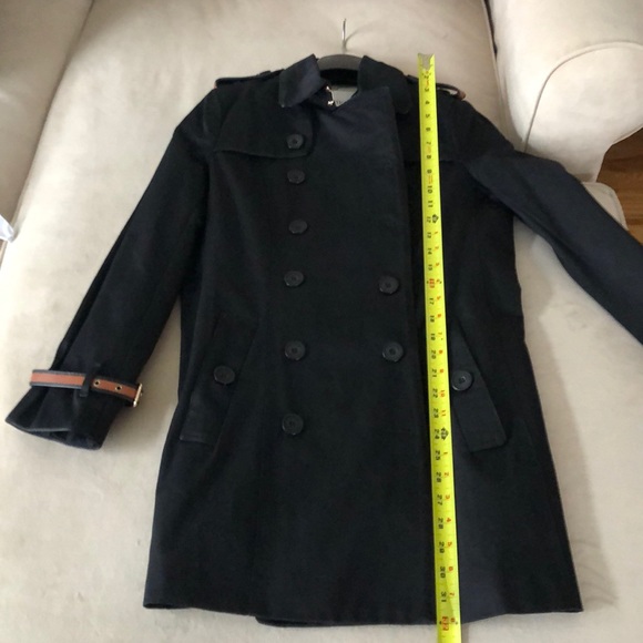 Black linen trench coat new with tags. Size L - Picture 4 of 6
